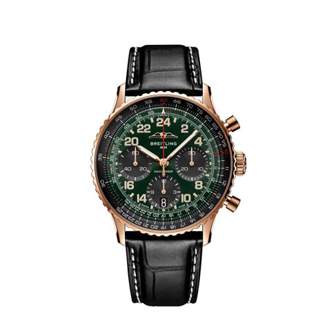 Breitling RB12302A1L1P1 Navitimer B12 Chronograph Watch.